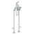 Watermark 115-8.3STP-MZ5 H-Line Floor Standing Bath Set W/ Hand Shower & Shut-Off Valves - Parent