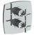 Watermark 115-T20-MZ5 H-Line Wall Mounted Thermostatic Shower Trim With Built-In Control 7-1/2"