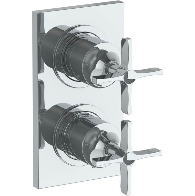 Watermark 115-T25-MZ5 H-Line Wall Mounted Mini Thermostatic Shower Trim With Built-In Control 3-1/2" X 6-1/4".