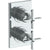 Watermark 115-T25-MZ5 H-Line Wall Mounted Mini Thermostatic Shower Trim With Built-In Control 3-1/2" X 6-1/4". - Parent
