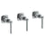 Watermark 115-WTR3-MZ4 H-Line Wall Mounted 3-Valve Shower Trim