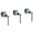 Watermark 115-WTR3-MZ4 H-Line Wall Mounted 3-Valve Shower Trim