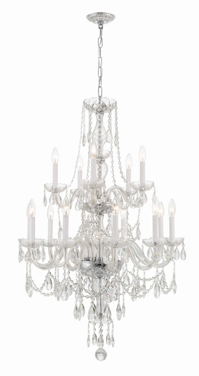 Crystorama 1155-CL-MWP Traditional Crystal 15 Light Chandelier - Parent