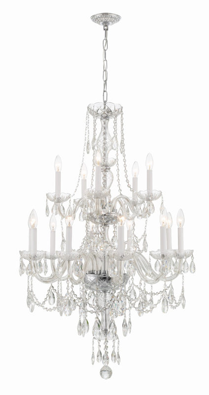 Crystorama 1155-CL-MWP Traditional Crystal 15 Light Chandelier - Parent