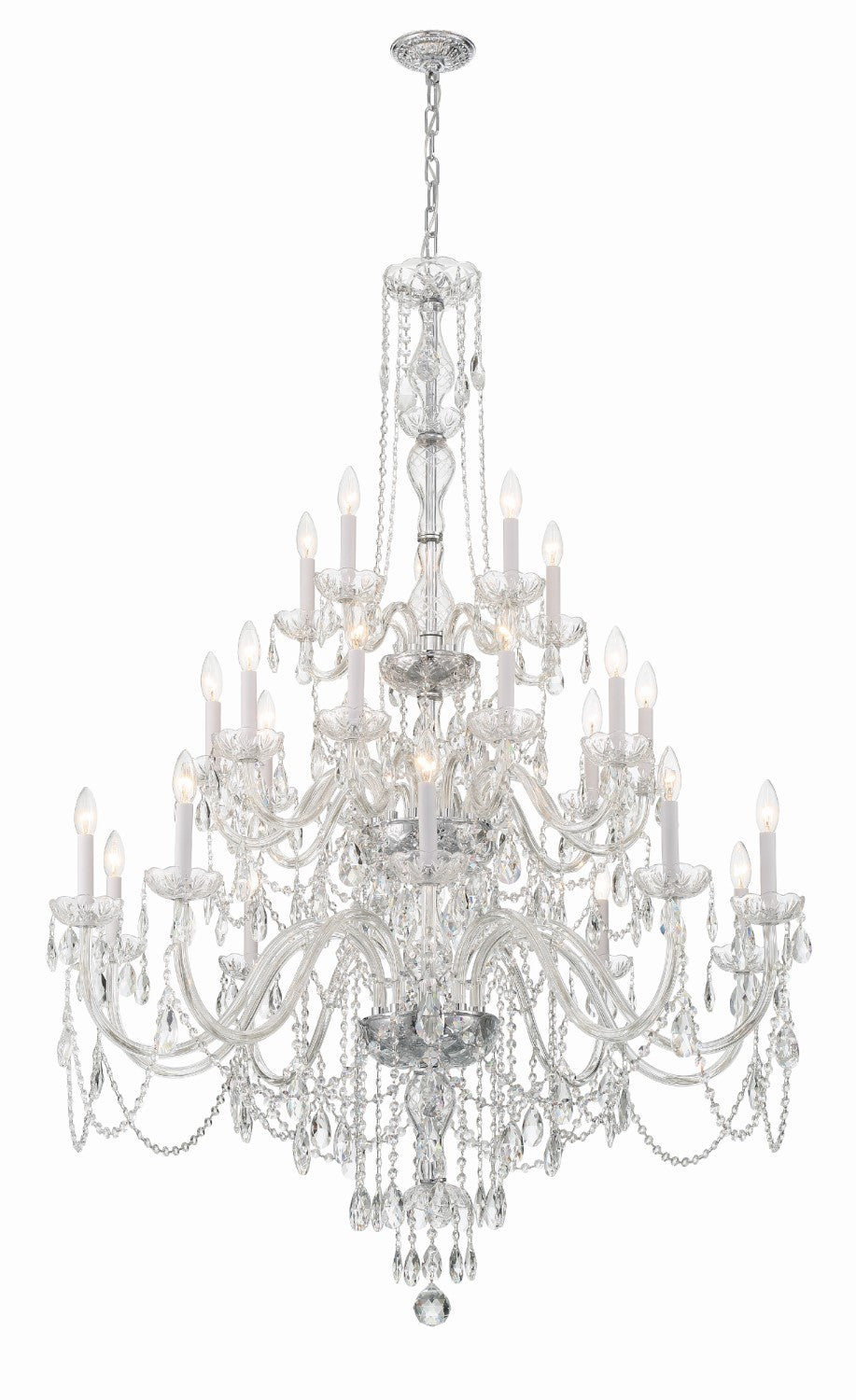 Crystorama 1156-CL-MWP Traditional Crystal 25 Light Chandelier - Parent