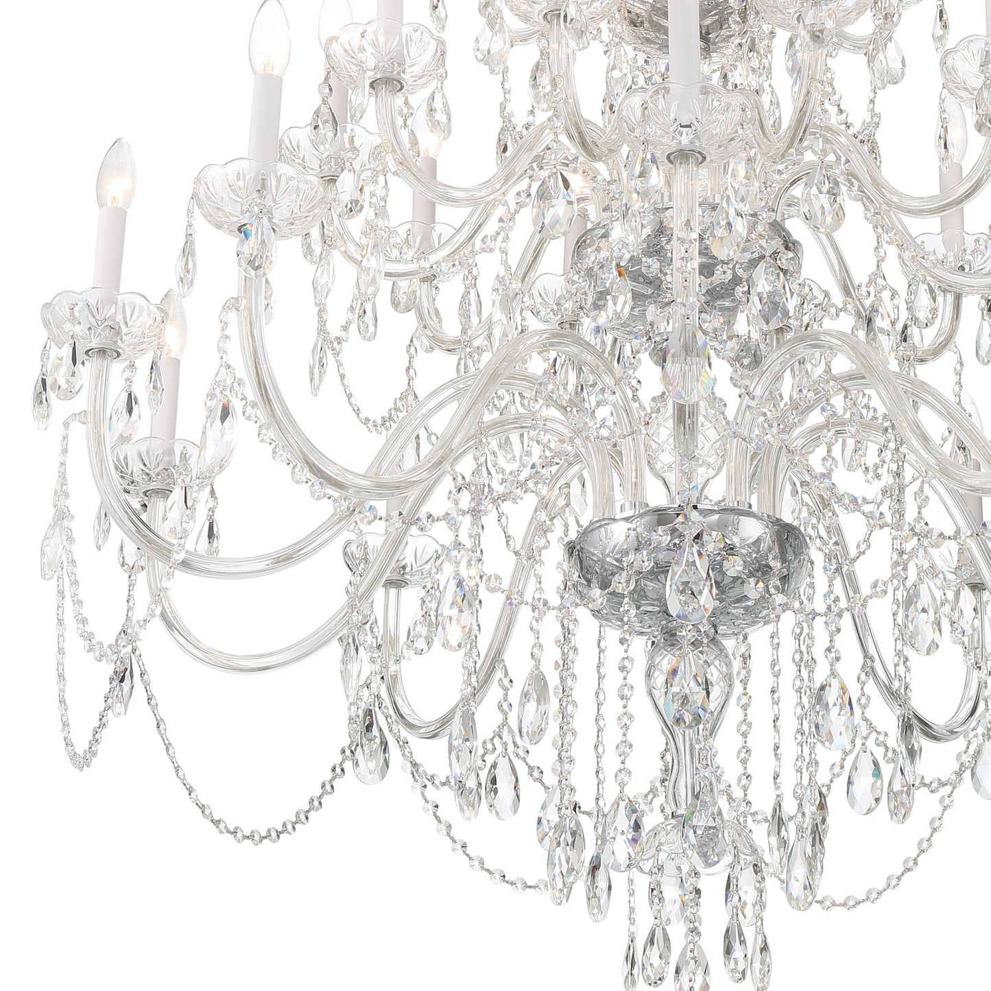 Crystorama 1156-CL-MWP Traditional Crystal 25 Light Chandelier - Parent
