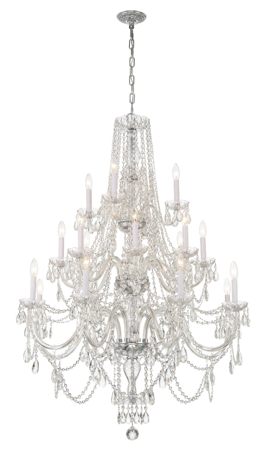 Crystorama 1157-CL-MWP Traditional Crystal 20 Light Chandelier - Parent