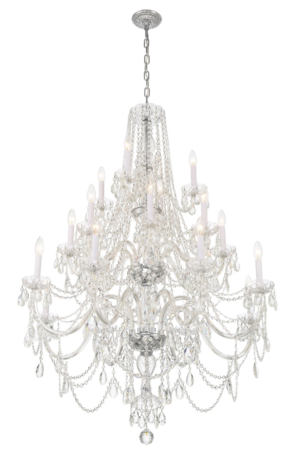 Crystorama 1157-CL-MWP Traditional Crystal 20 Light Chandelier - Parent