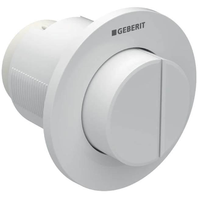 Geberit 116.044.11.1 Remote Flush Actuation Type 01, Pneumatic, For Dual Flush, Concealed Actuator, Protruding