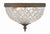 Crystorama 117-10 2 Light Crystal Ceiling Mount