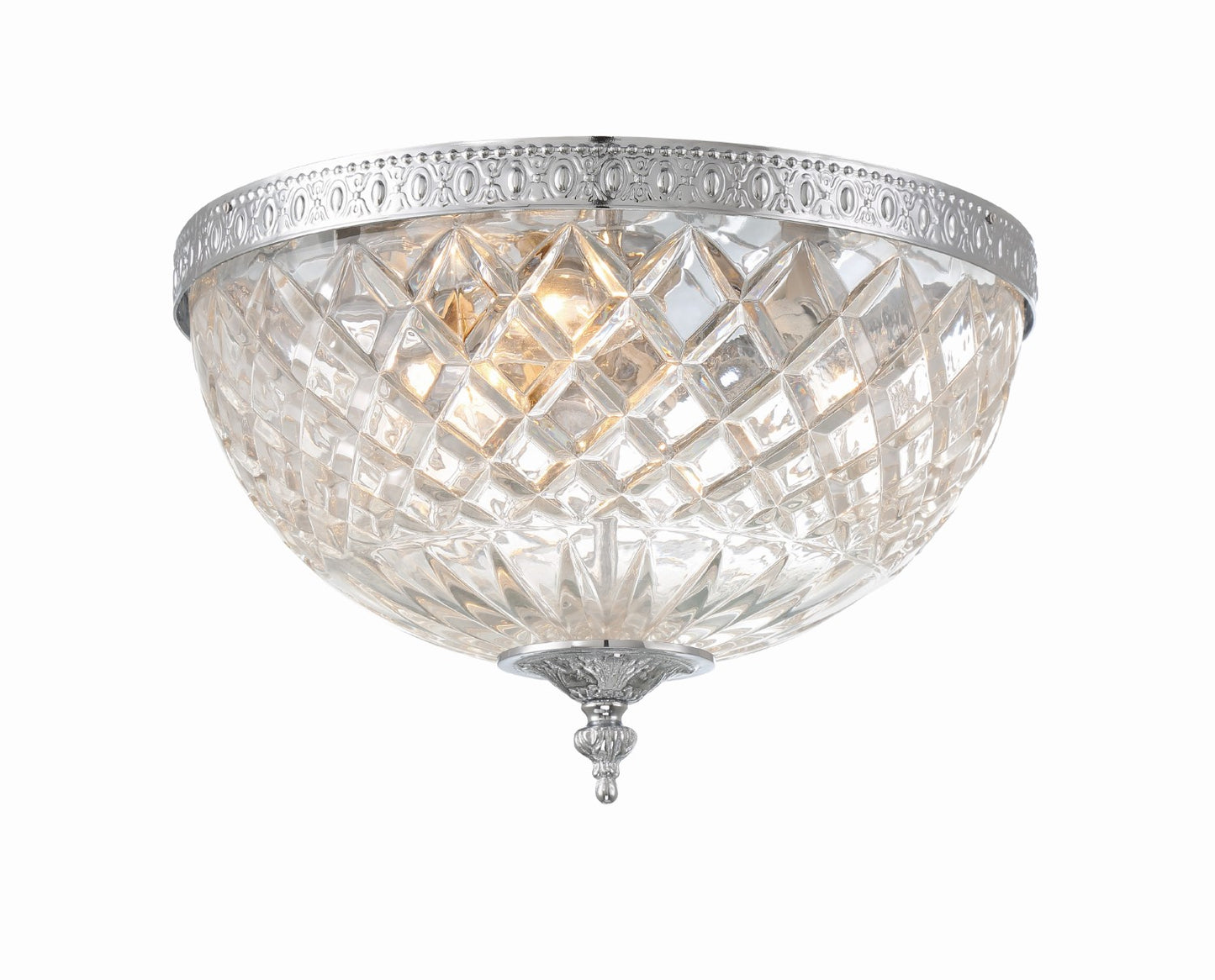 Crystorama 117-12 3 Light Crystal Ceiling Mount - Parent