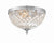 Crystorama 117-12 3 Light Crystal Ceiling Mount - Parent