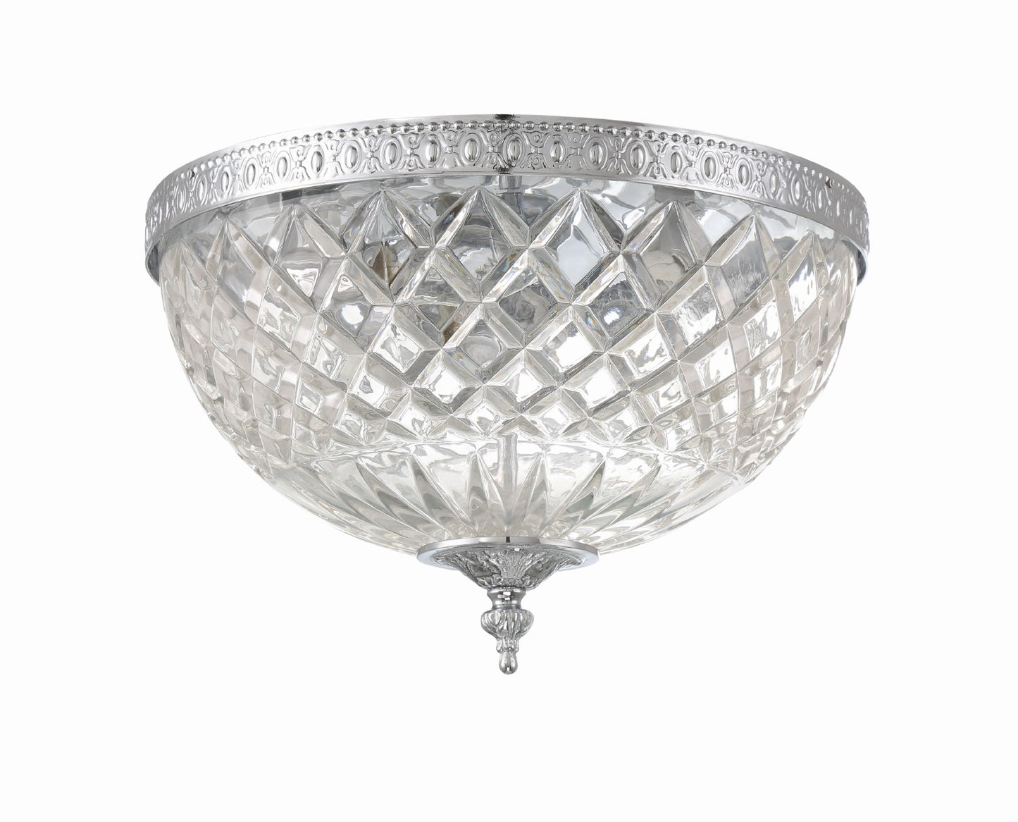 Crystorama 117-12 3 Light Crystal Ceiling Mount - Parent