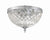Crystorama 117-12 3 Light Crystal Ceiling Mount - Parent