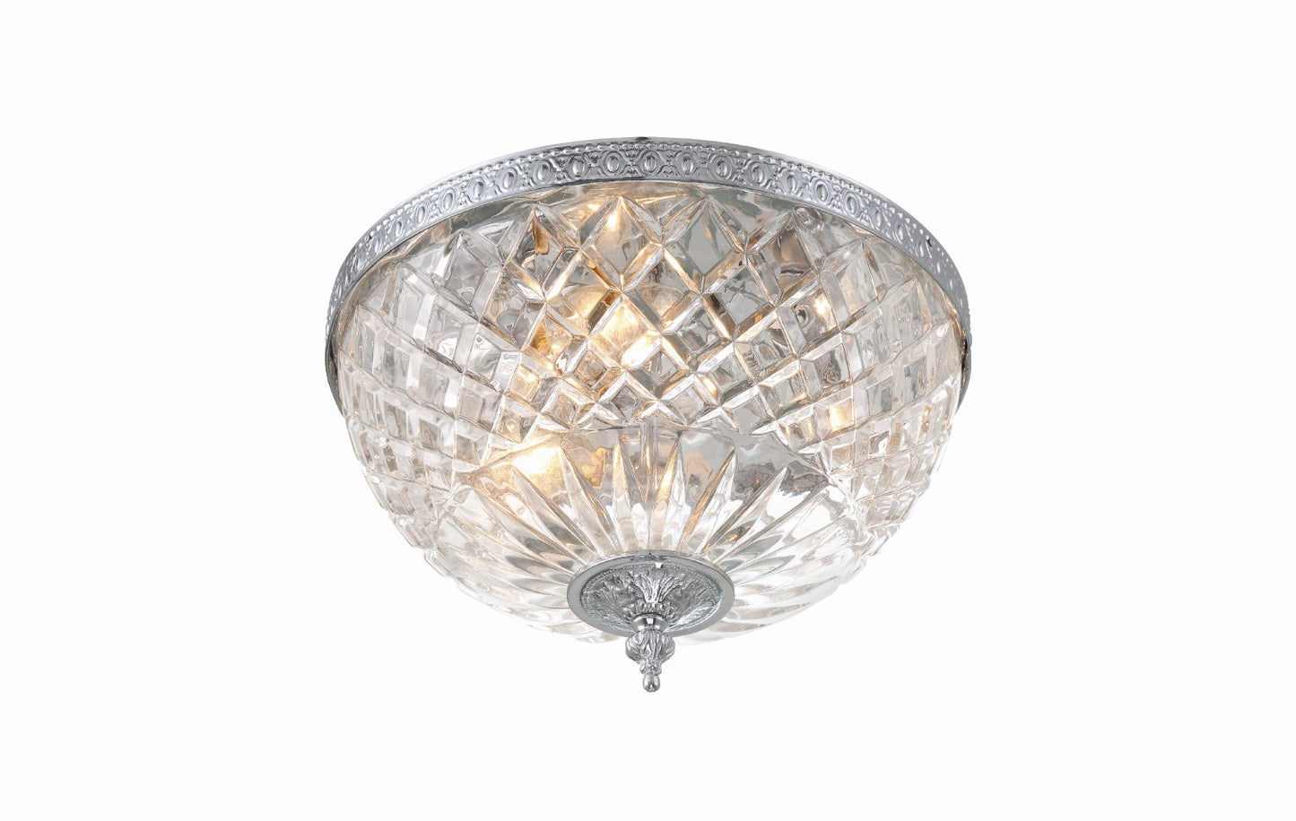Crystorama 117-12 3 Light Crystal Ceiling Mount - Parent