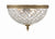 Crystorama 117-12 3 Light Crystal Ceiling Mount