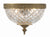 Crystorama 117-8 2 Light Crystal Ceiling Mount