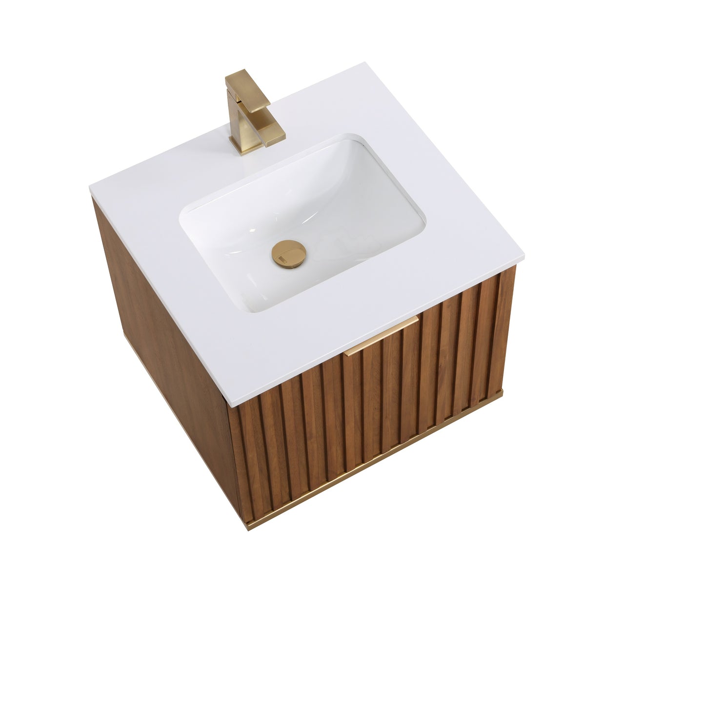 Bemma Terra 24 In. W X 22 In. D X 19 In. H Wallmount Bath Vanity With Top