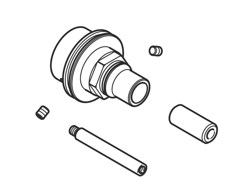Dornbracht 1217797090 Extension 1-1/8"