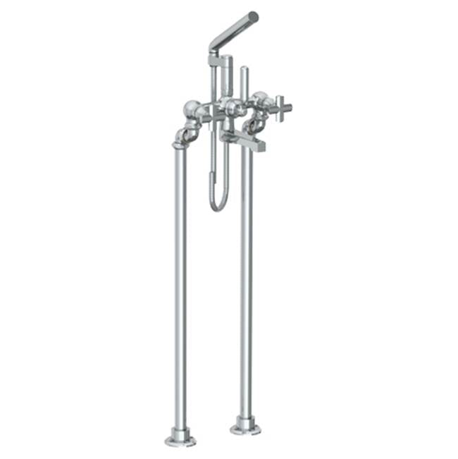 Watermark 125-8.3-BG5 Chelsea Floor Standing Exposed Bath Set With Hand Shower
