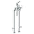 Watermark 125-8.3STP-BG4 Chelsea Floor Standing Bath Set W/ Hand Shower & Shut-Off Valves