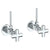 Watermark 125-MAS1-BG5 Chelsea Lavatory Angle Stop Kit - Compression
