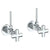Watermark 125-MAS1-BG5 Chelsea Lavatory Angle Stop Kit - Compression
