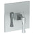 Watermark 125-P80-BG4 Chelsea Wall Mounted Pressure Balance Shower Trim 7" Diameter