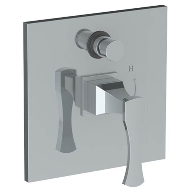 Watermark 125-P90-BG4 Chelsea Wall Mounted Pressure Balance Shower Trim With Diverter 7" Diameter