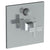Watermark 125-P90-BG5 Chelsea Wall Mounted Pressure Balance Shower Trim With Diverter 7" Diameter