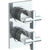 Watermark 125-T25-BG5 Chelsea Wall Mounted Mini Thermostatic Shower Trim With Built-In Control 3-1/2" X 6-1/4".