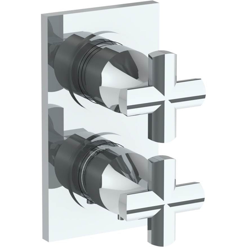 Watermark 125-T25-BG5 Chelsea Wall Mounted Mini Thermostatic Shower Trim With Built-In Control 3-1/2" X 6-1/4".