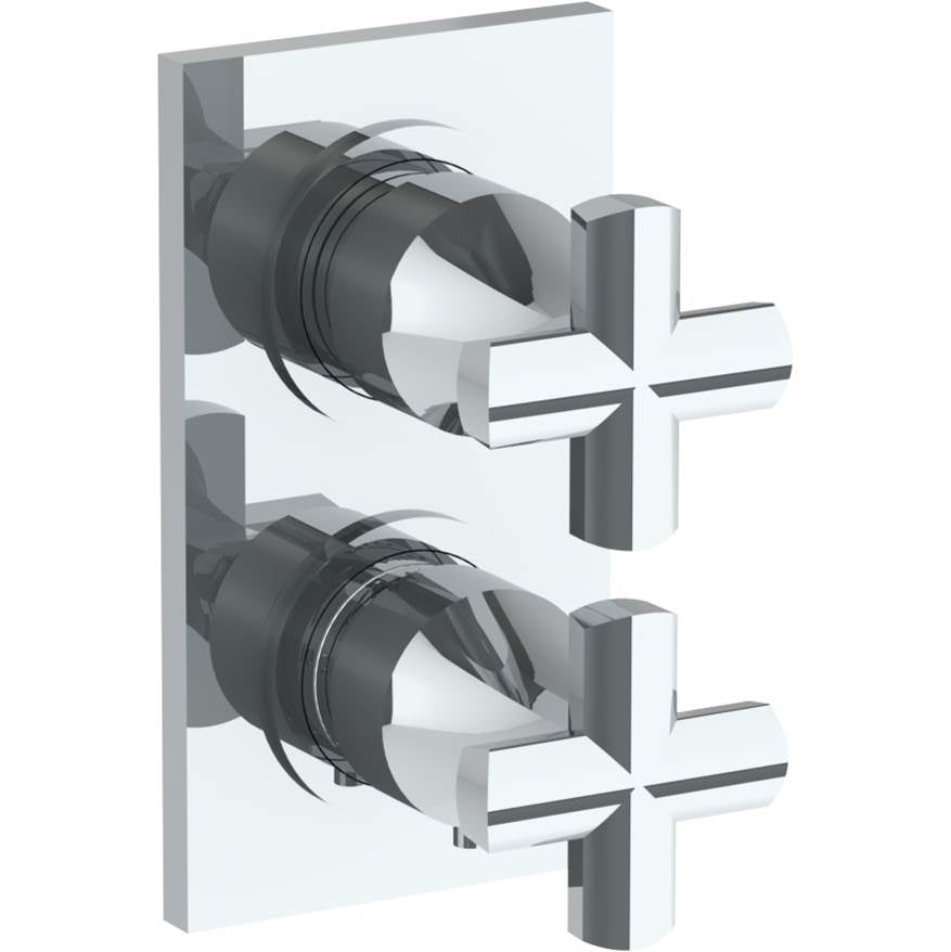 Watermark 125-T25-BG5 Chelsea Wall Mounted Mini Thermostatic Shower Trim With Built-In Control 3-1/2" X 6-1/4". - Parent
