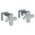 Watermark 125-WTR2-BG5 Chelsea Wall Mounted 2-Valve Shower Trim