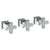 Watermark 125-WTR3-BG5 Chelsea Wall Mounted 3-Valve Shower Trim
