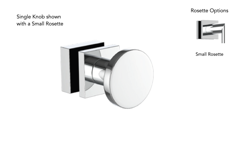 Neelnox NAV-KNS-GR Navigator Single Knob Standard Rosette - Parent