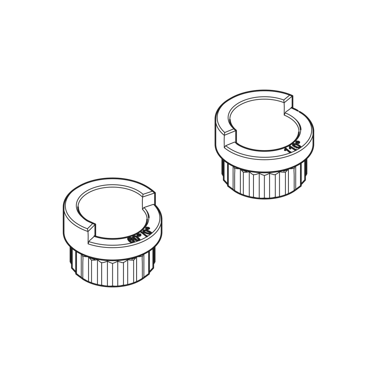 Dornbracht 1282397090 Swivel Limiter Set