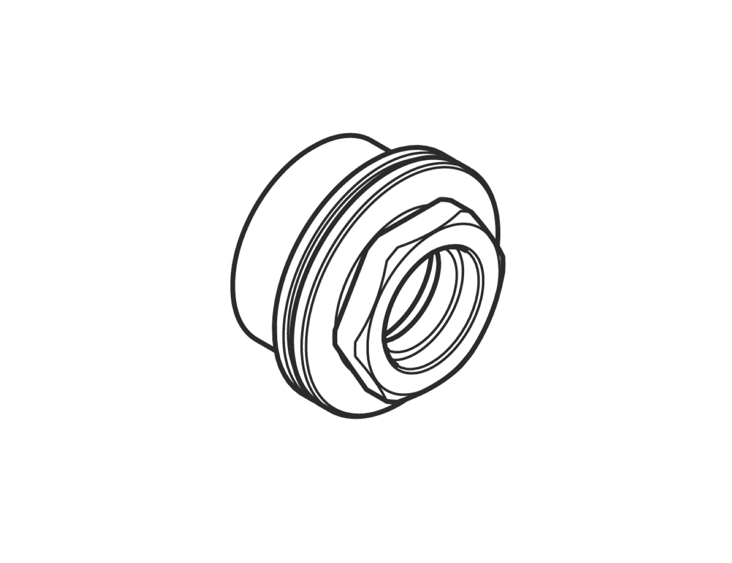 Dornbracht 1287097090 Extension 3/4"