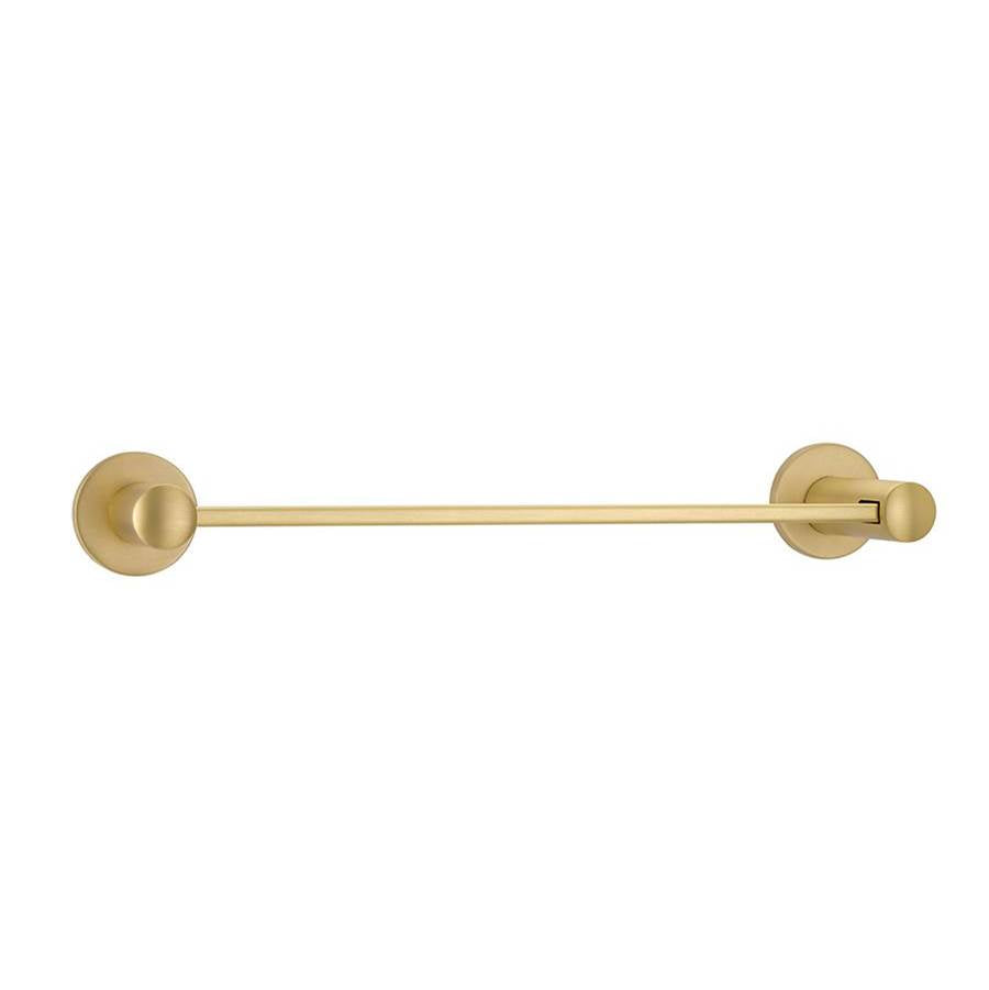 Emtek 2802200 Brass Modern Towel Bar , Small Disk Rosette , 24"