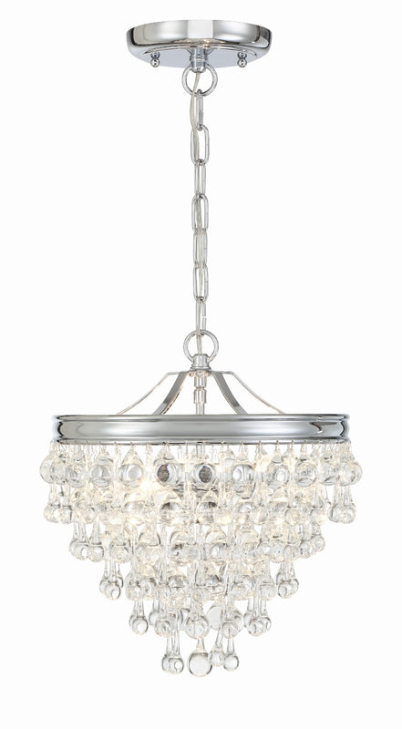 Crystorama 130 Calypso 3 Light Crystal Teardrop Mini Chandelier - Parent