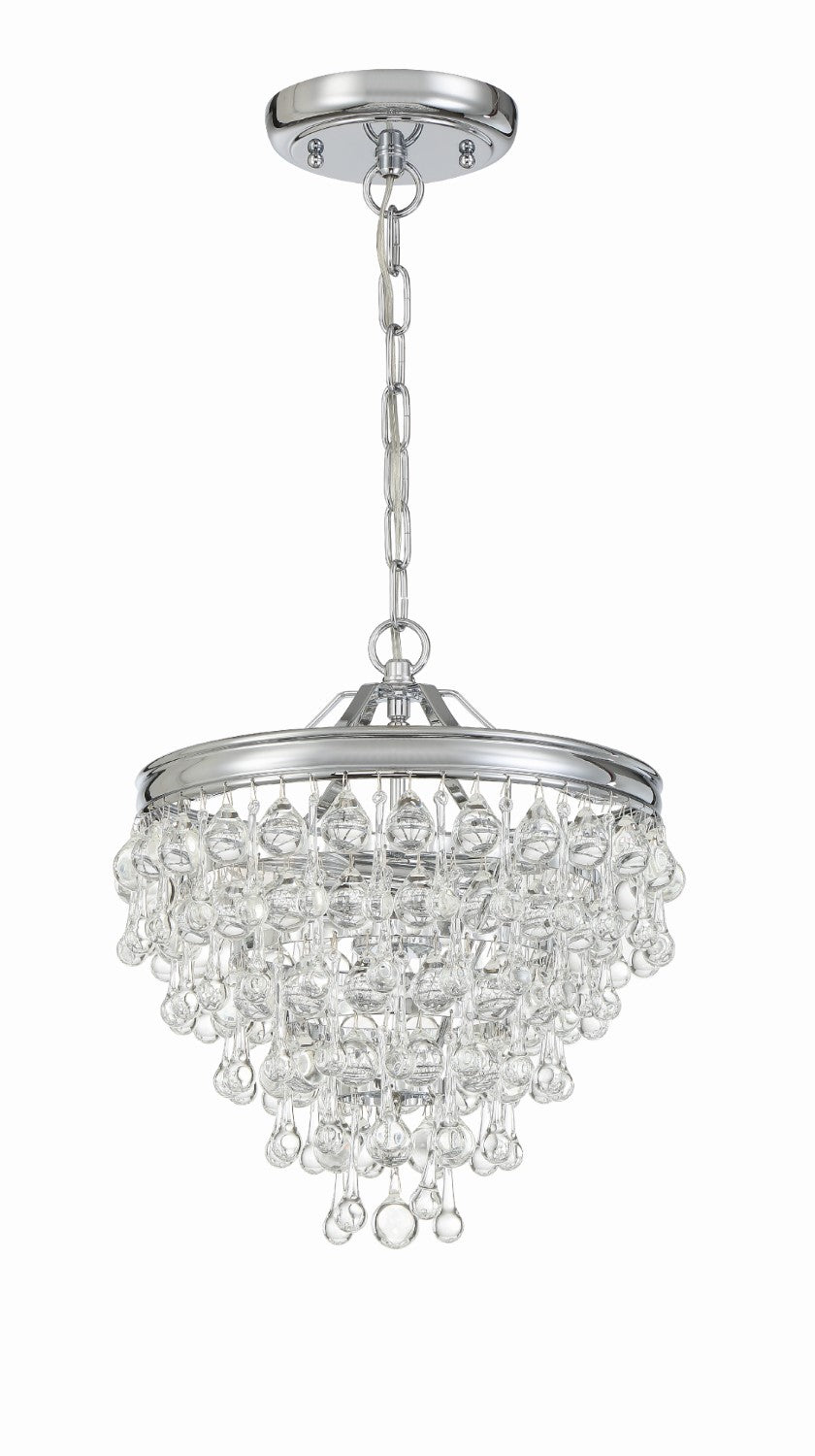 Crystorama 130 Calypso 3 Light Crystal Teardrop Mini Chandelier - Parent