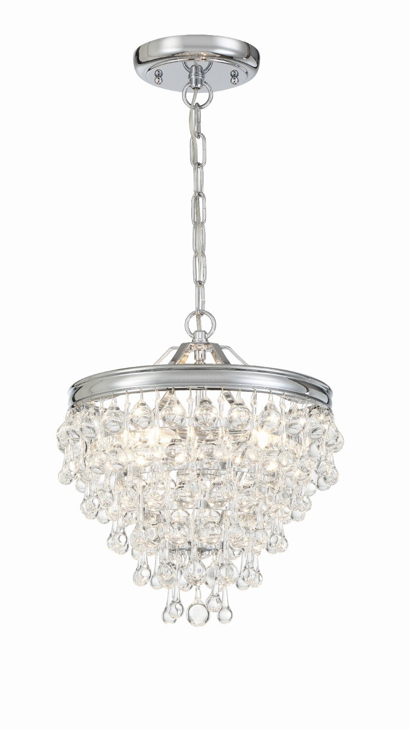 Crystorama 130 Calypso 3 Light Crystal Teardrop Mini Chandelier - Parent