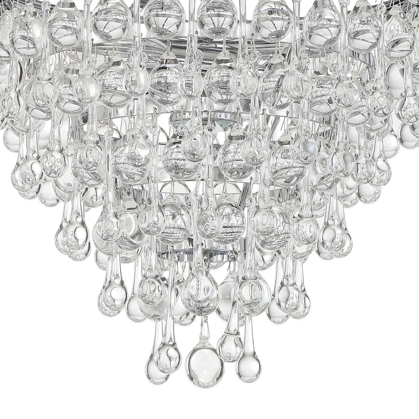 Crystorama 130 Calypso 3 Light Crystal Teardrop Mini Chandelier - Parent