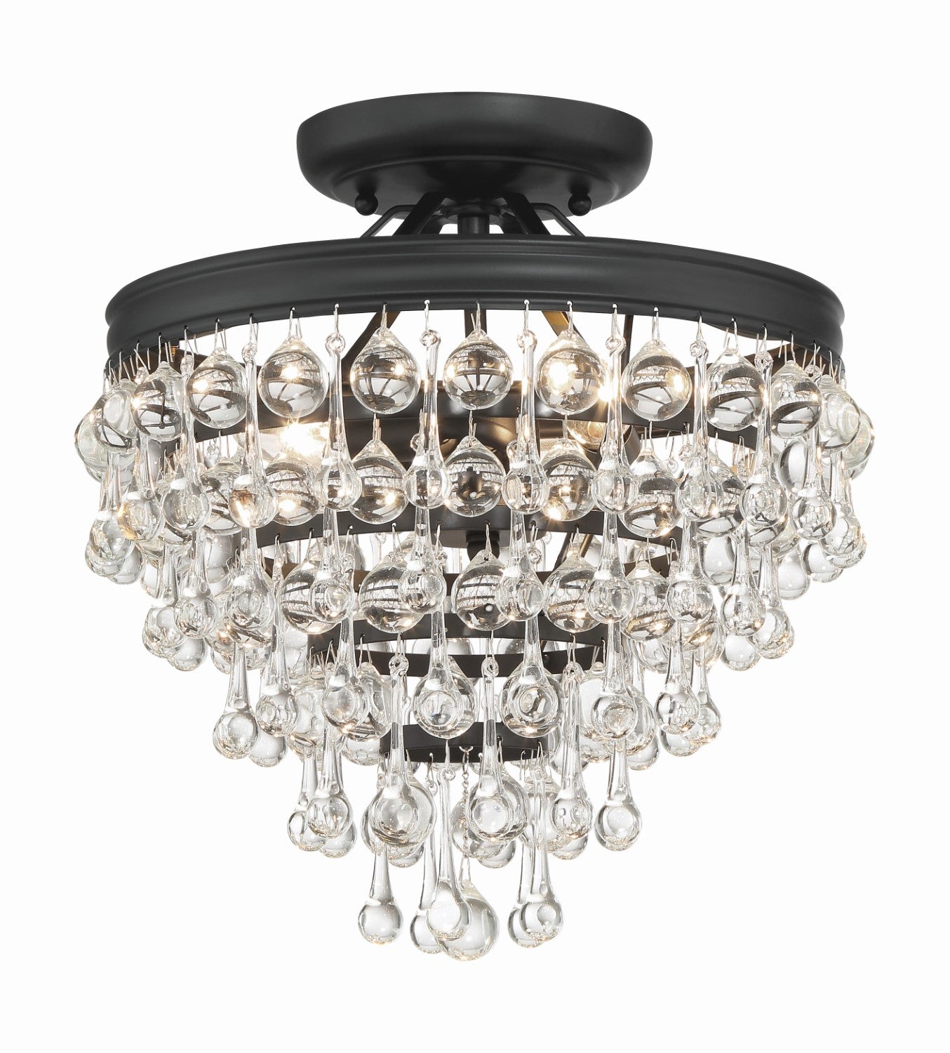 Crystorama 130_CEILING Calypso 3 Light Ceiling Mount