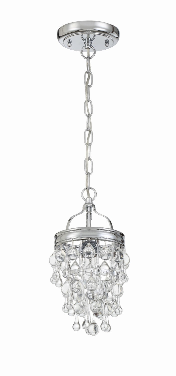 Crystorama 131 Calypso 1 Light Crystal Teardrop Mini Chandelier - Parent