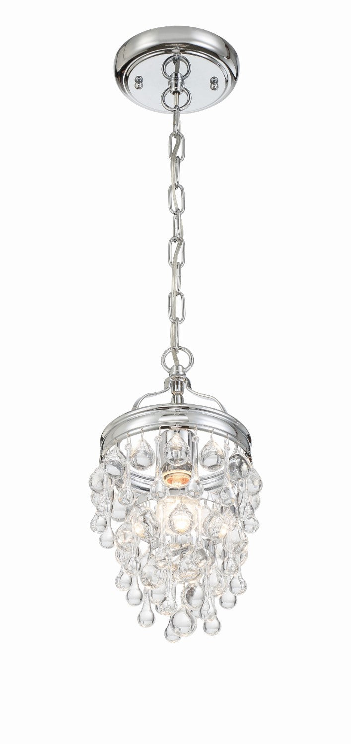 Crystorama 131 Calypso 1 Light Crystal Teardrop Mini Chandelier - Parent