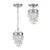 Crystorama 131 Calypso 1 Light Crystal Teardrop Mini Chandelier - Parent
