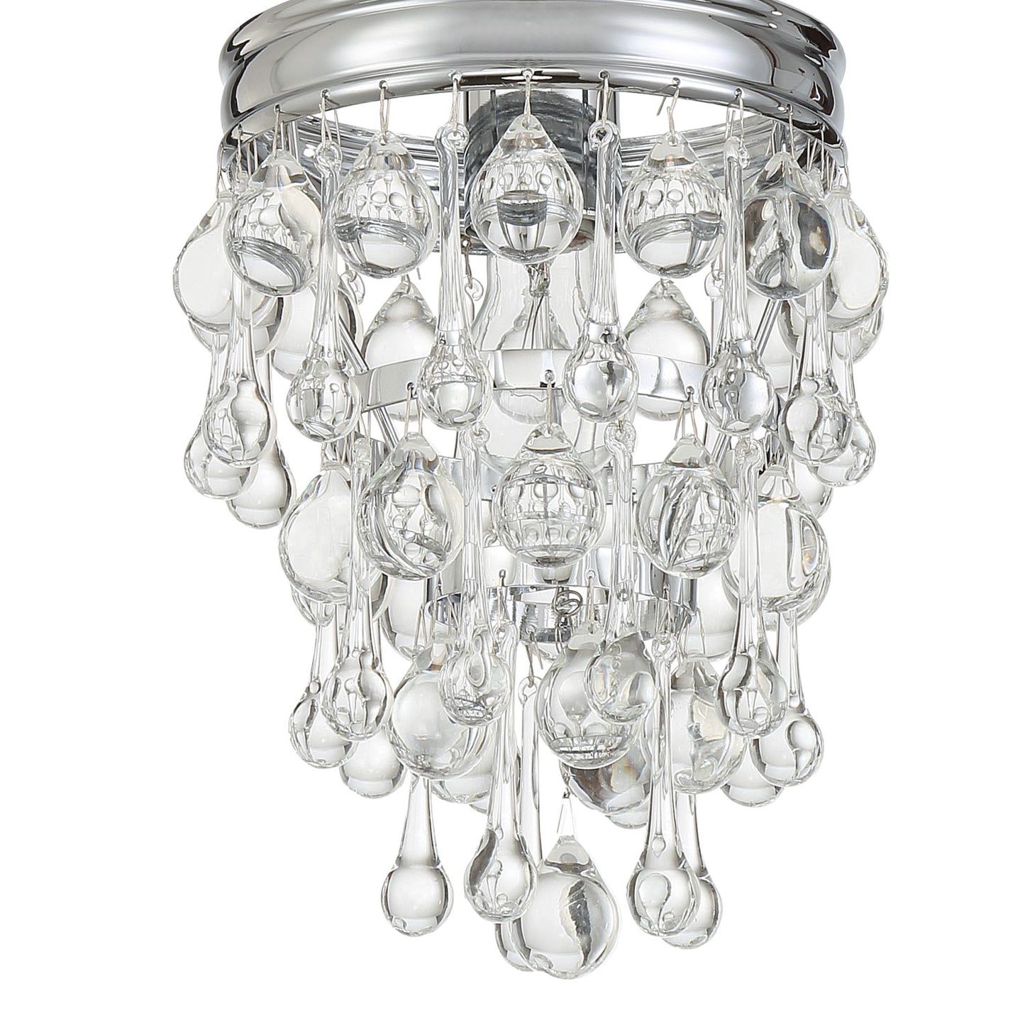 Crystorama 131 Calypso 1 Light Crystal Teardrop Mini Chandelier - Parent