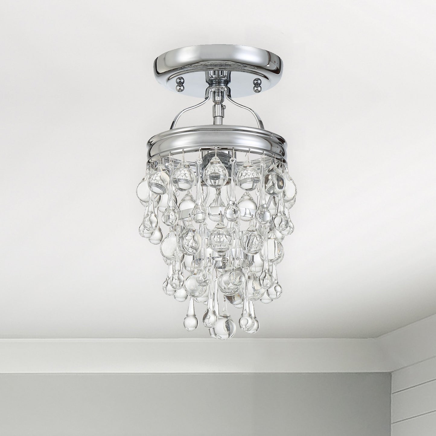 Crystorama 131_CEILING Calypso 1 Light Ceiling Mount