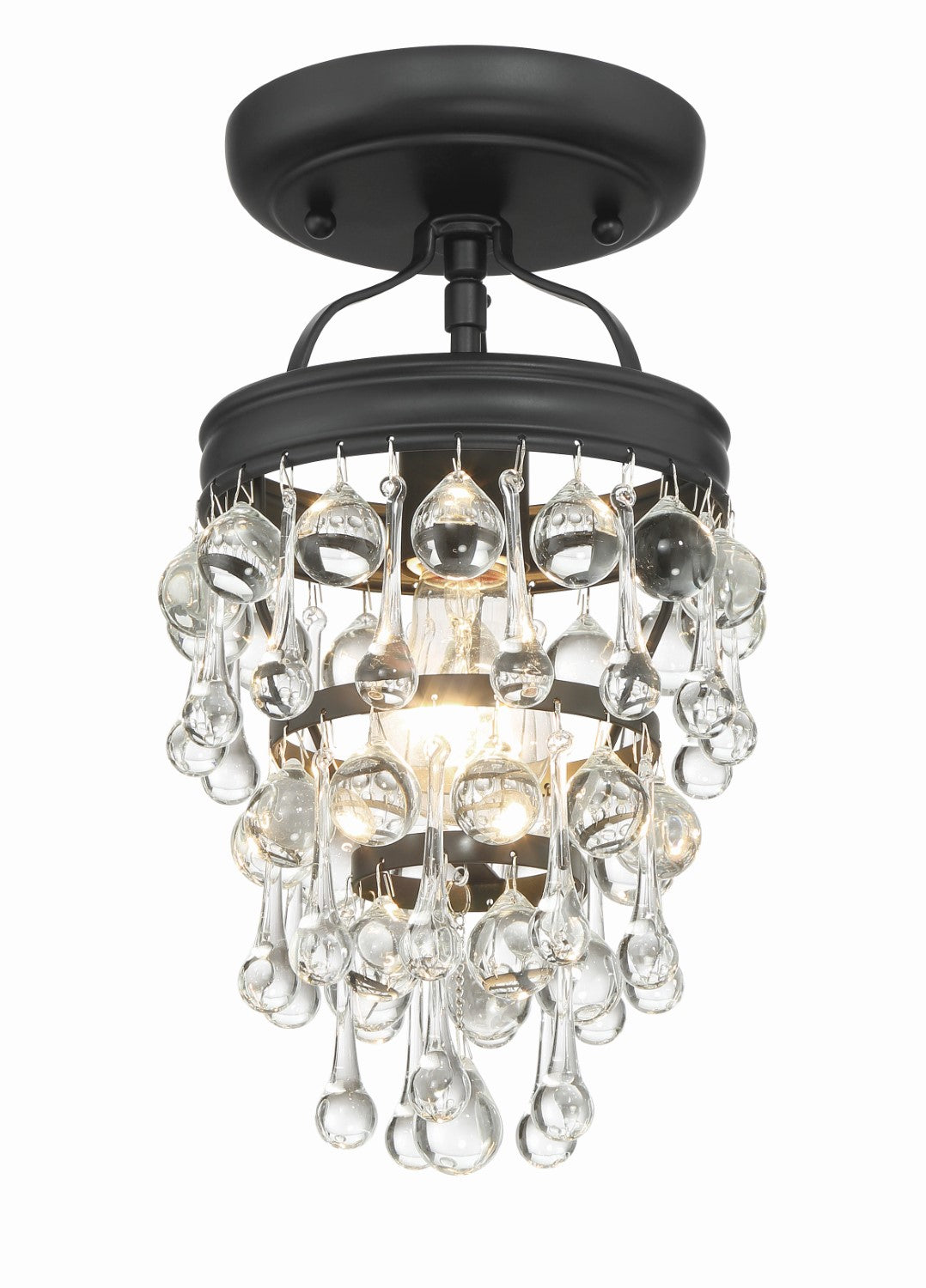 Crystorama 131_CEILING Calypso 1 Light Ceiling Mount
